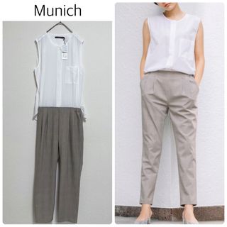 【新品タグ付】Munichコンビネゾン　ブラウン　Mサイズ