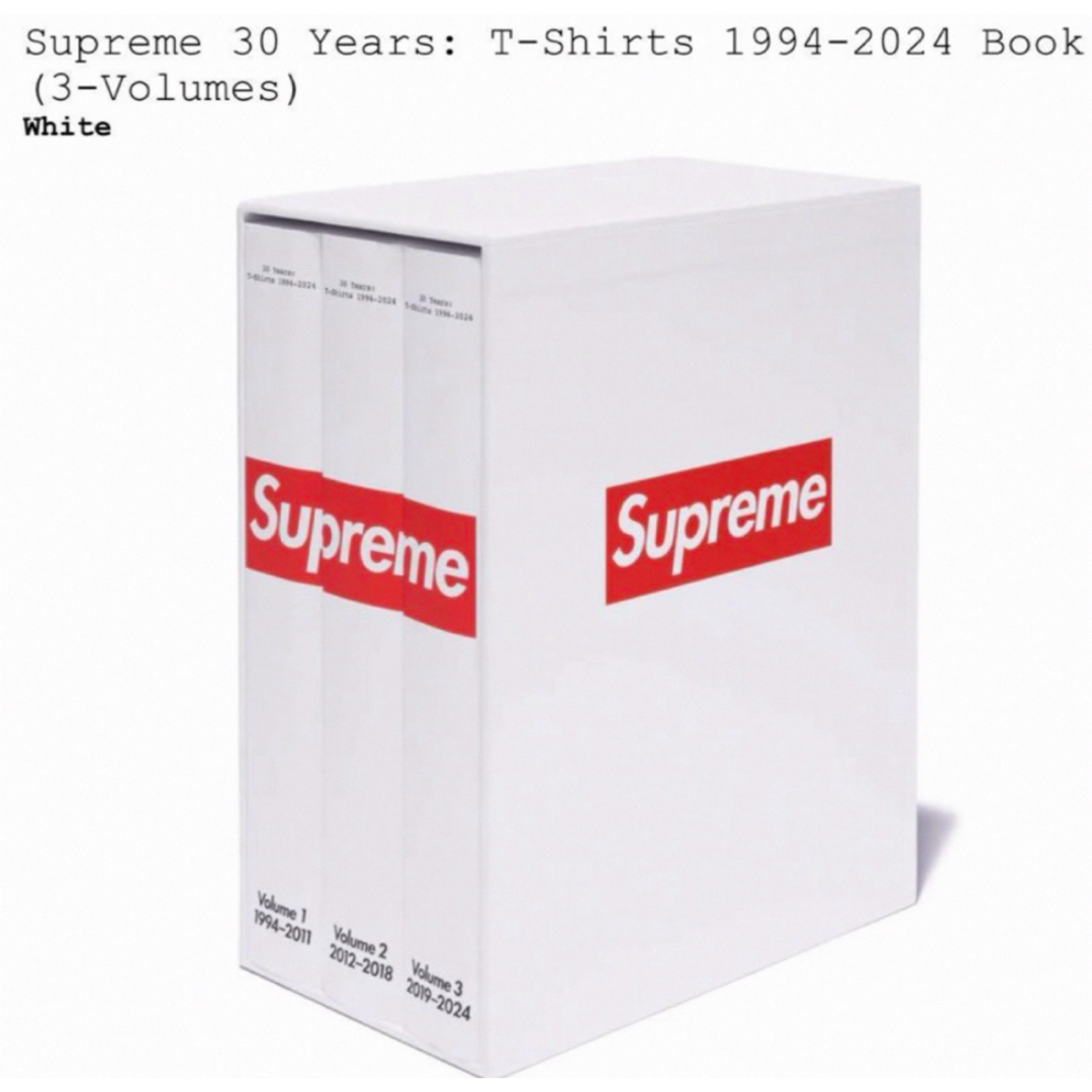 Supreme(シュプリーム)のSupreme 30 Years T-Shirts 1994-2024 Book エンタメ/ホビーの本(アート/エンタメ)の商品写真