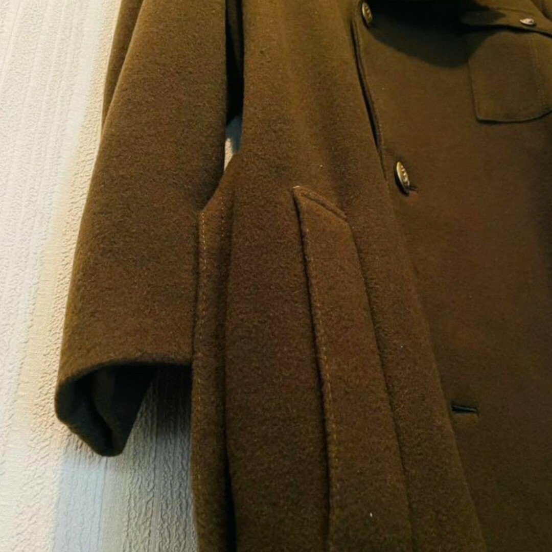ロングコート　ブラウン レディースのジャケット/アウター(ロングコート)の商品写真