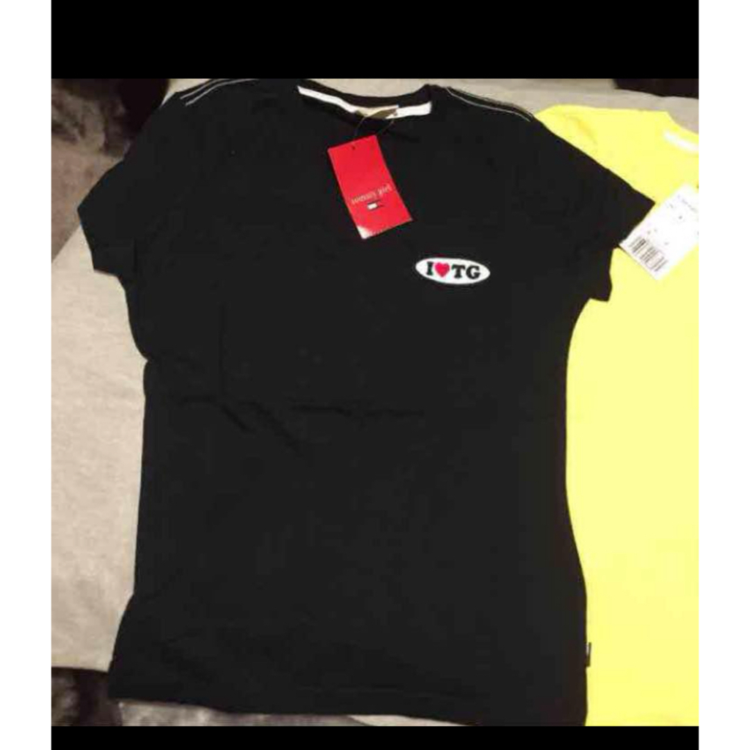 tommy girl(トミーガール)のトミーガール Tシャツ ブラック＆イエローセット レディースのトップス(Tシャツ(半袖/袖なし))の商品写真
