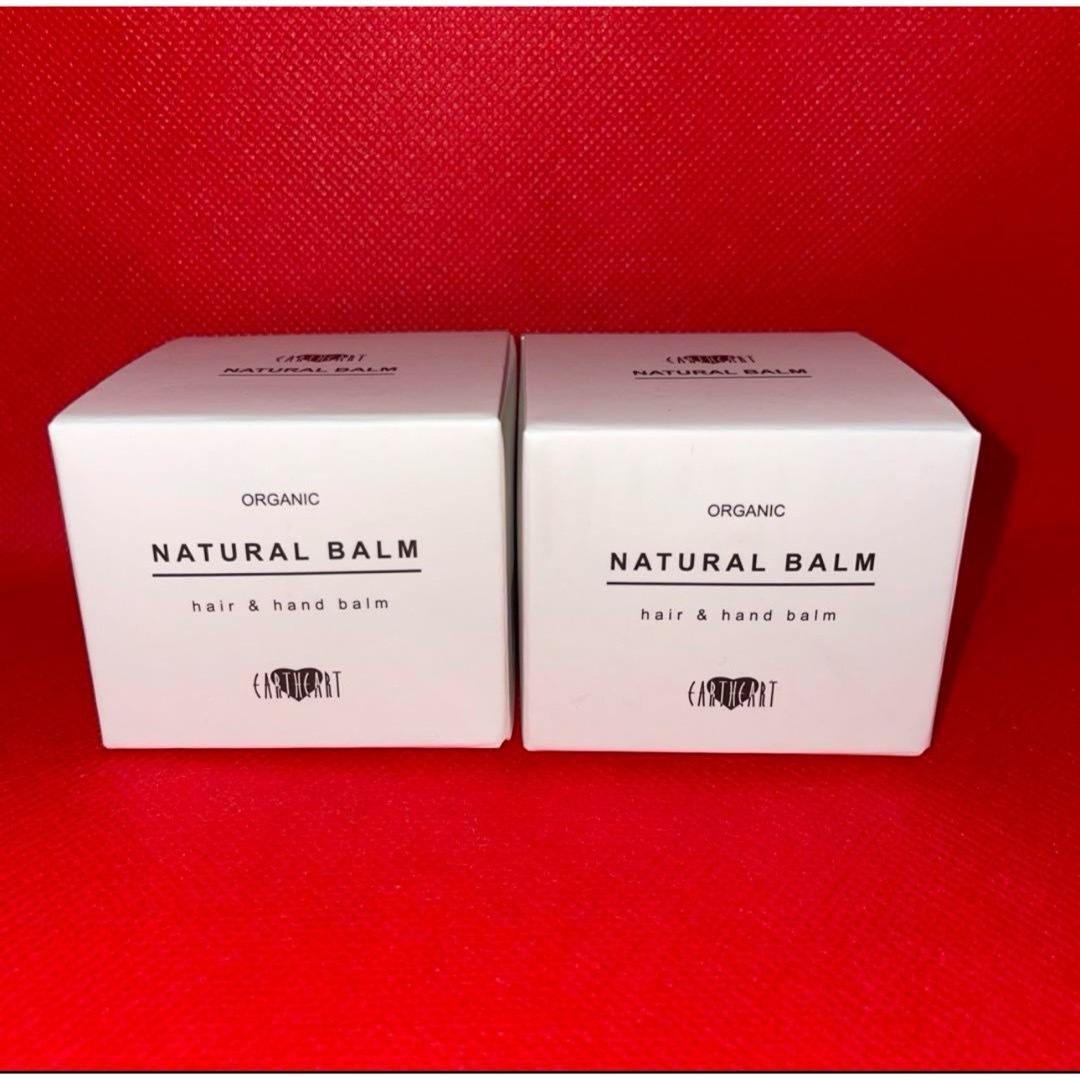 EARTHEART ORGANIC NATURAL BALM  45g×2個 コスメ/美容のスキンケア/基礎化粧品(フェイスオイル/バーム)の商品写真