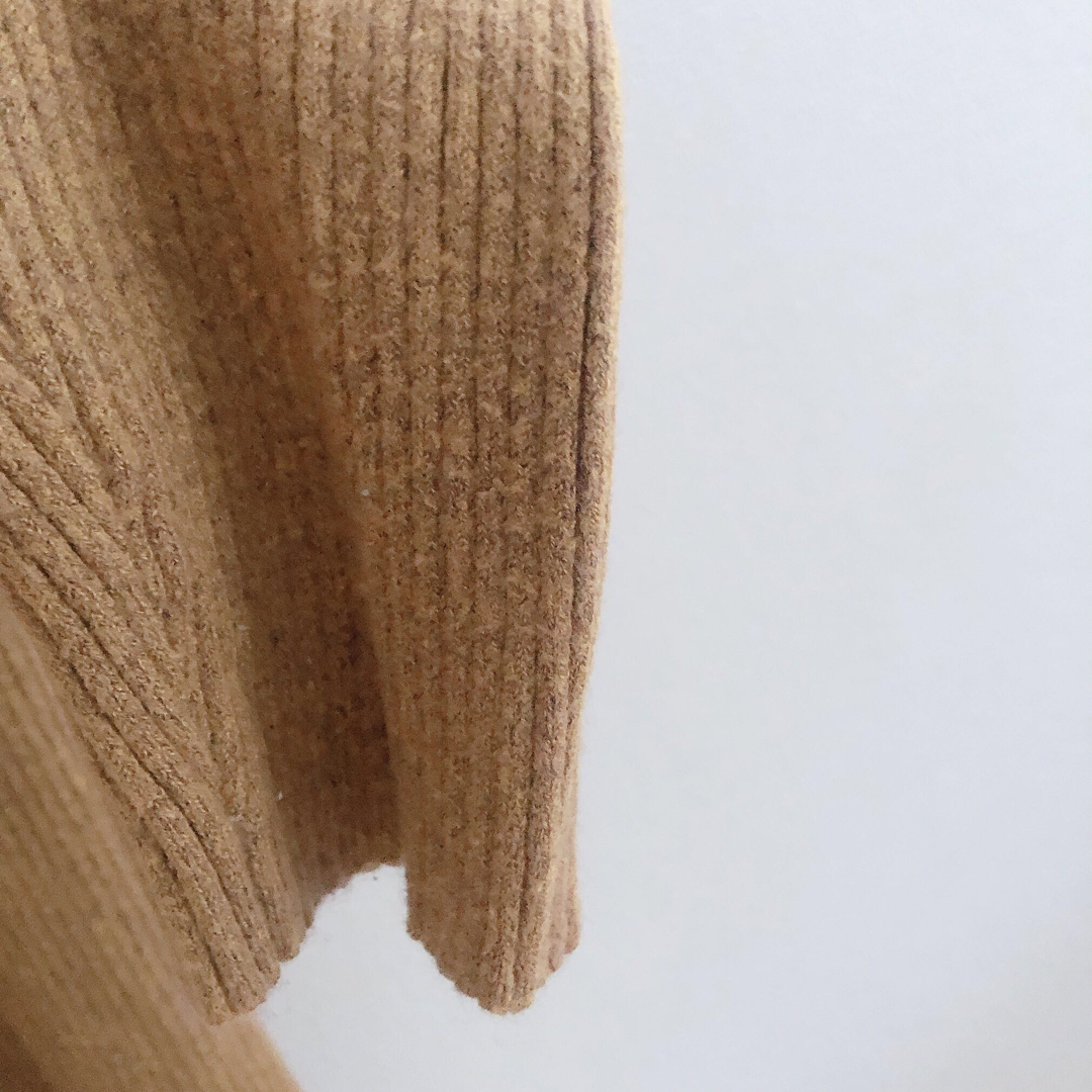 KBF+(ケービーエフプラス)のdress/knit/mustard レディースのワンピース(ロングワンピース/マキシワンピース)の商品写真