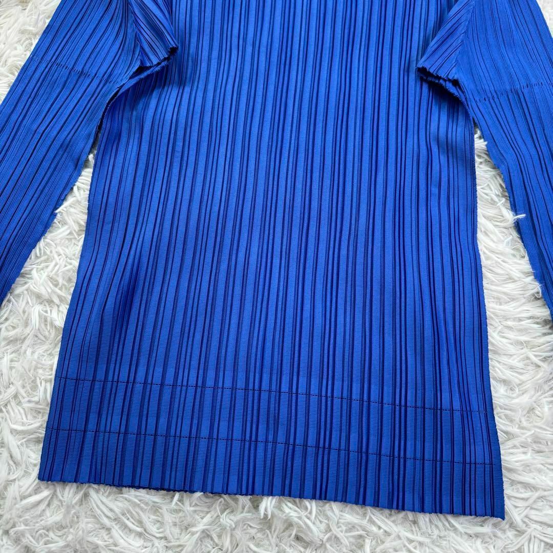 PLEATS PLEASE ISSEY MIYAKE(プリーツプリーズイッセイミヤケ)の美品 入手困難 プリーツプリーズ ブラウス 点線模様 Lサイズ タートルネック レディースのトップス(カットソー(長袖/七分))の商品写真