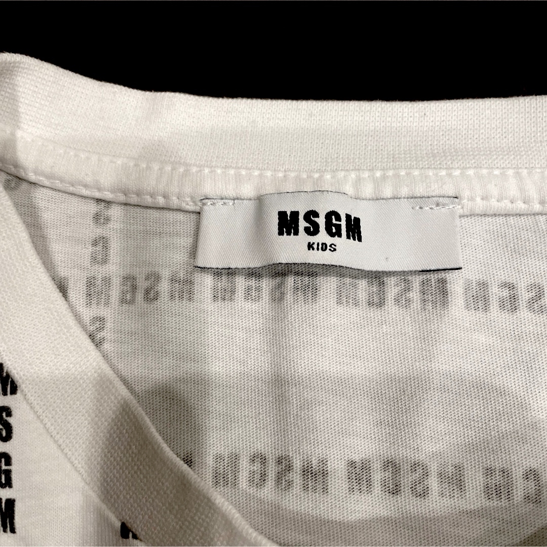 MSGM(エムエスジイエム)のMSGM kids ロゴTシャツ 150 キッズ/ベビー/マタニティのキッズ服男の子用(90cm~)(Tシャツ/カットソー)の商品写真
