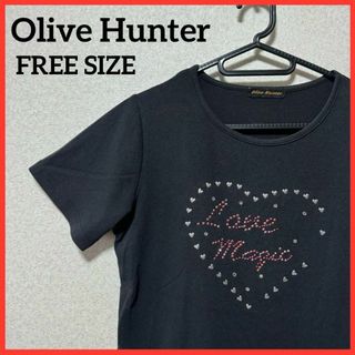 【希少】Olive Hunter 半袖Tシャツ カジュアルTシャツ トップス 黒(Tシャツ(半袖/袖なし))