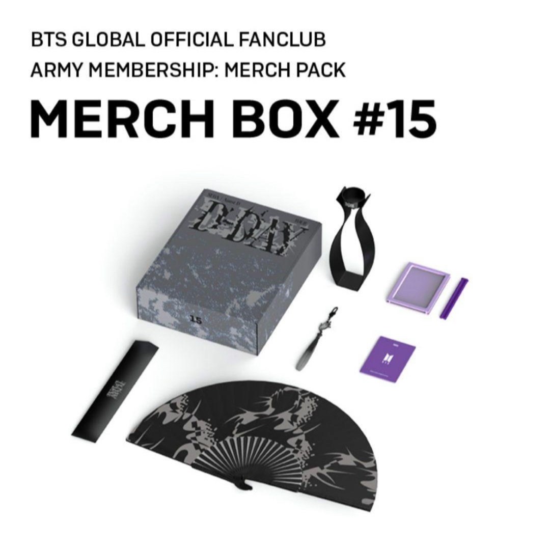 BTS MERCH BOX #15    シュガ　ユンギ エンタメ/ホビーのCD(K-POP/アジア)の商品写真