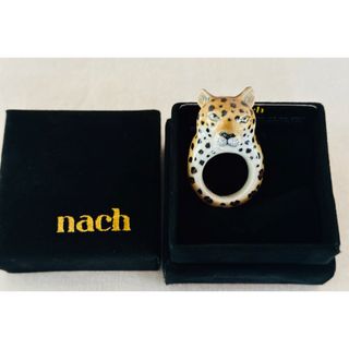 nach Bijoux　ナッシュ　ビジュー　ポーセリン　リング　レオパード