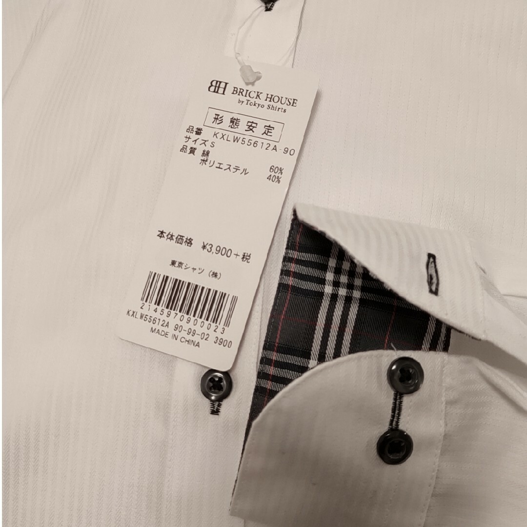 BRICK HOUSE by Tokyo Shirts(ブリックハウスバイトウキョウシャツ)のBRICK HOUSE 長袖シャツ タグ付き未使用品 レディースのトップス(シャツ/ブラウス(長袖/七分))の商品写真