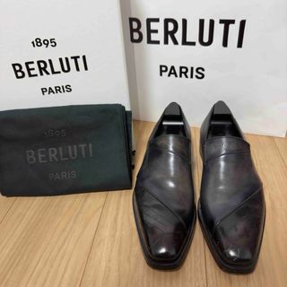 ベルルッティ(Berluti)の定価35.3万円 ベルルッティ パッチワークスクリットレザーローファーシューズ(ドレス/ビジネス)