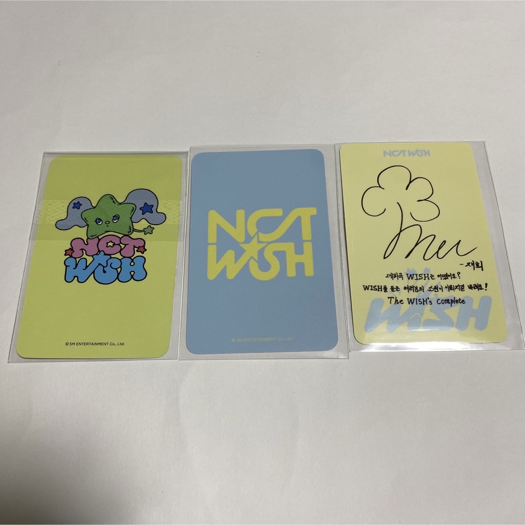 NCT(エヌシーティー)のNCT  WISH ジェヒ　トレカ　3枚 エンタメ/ホビーのタレントグッズ(アイドルグッズ)の商品写真