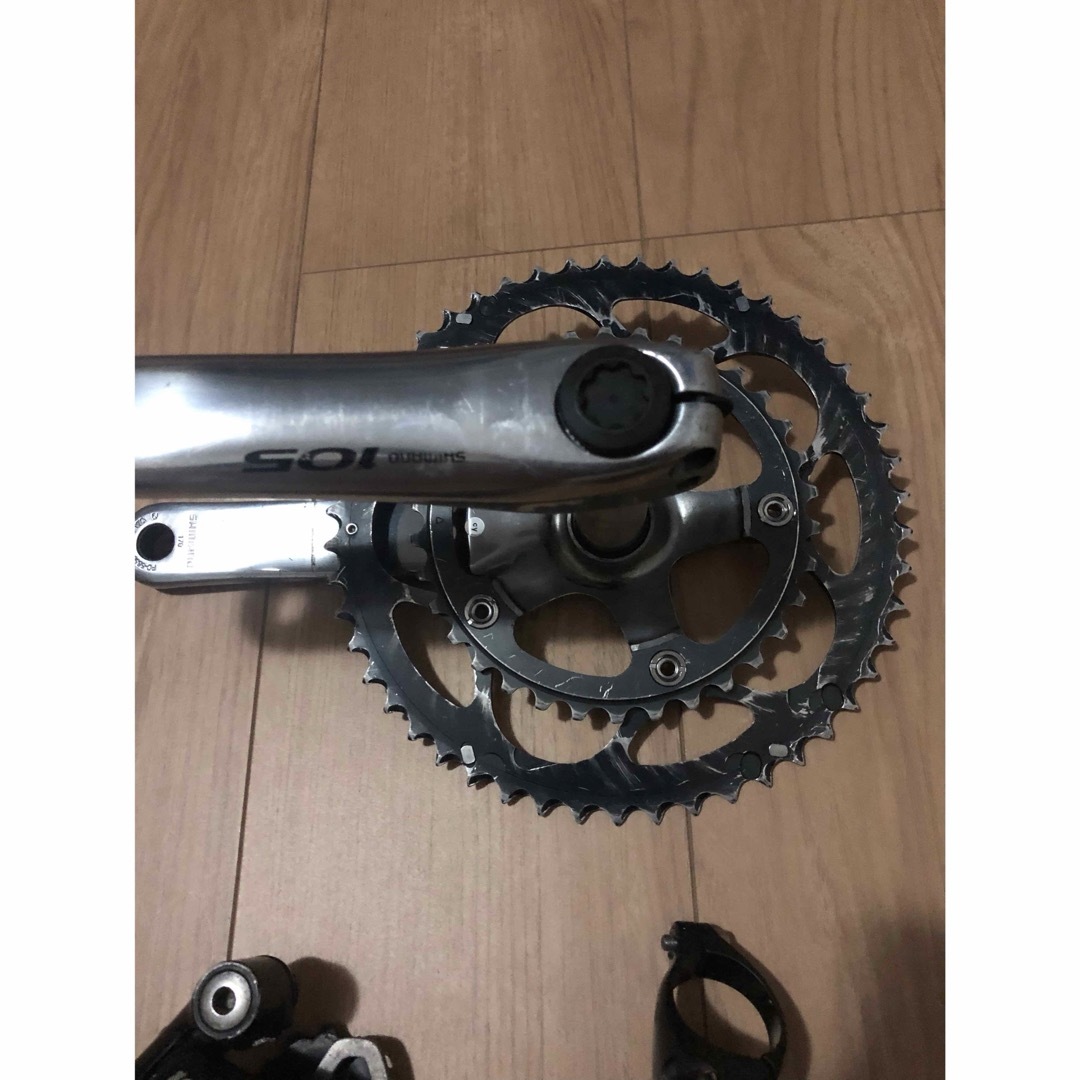 SHIMANO(シマノ)のシマノ 105 5600 sti レバー クランク フロント リア ディレイラー スポーツ/アウトドアの自転車(パーツ)の商品写真