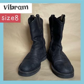 ビブラム(vibram)の★vibram★ビブラム★ブーツ サイズ8 メンズ 26cm ブラック 黒(ブーツ)