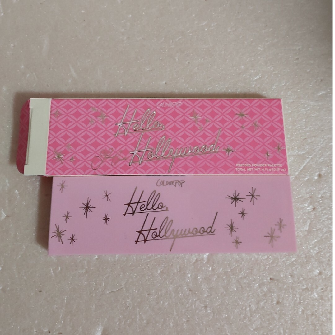 colourpop(カラーポップ)の【used】カラーポップ　アイシャドウパレットHELLO HOLLYWOOD コスメ/美容のベースメイク/化粧品(アイシャドウ)の商品写真