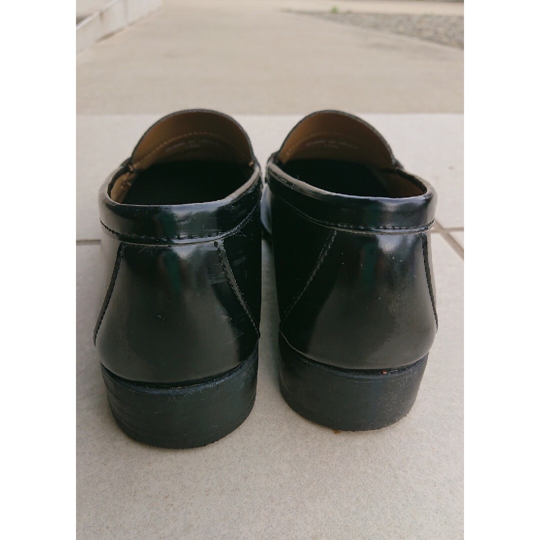美品 ロ―ファ― 学生靴 黒 23.5cm レディースの靴/シューズ(ローファー/革靴)の商品写真