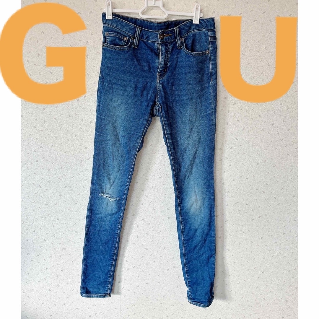 GU(ジーユー)のジーユー　レディース　デニム　スキニー レディースのパンツ(スキニーパンツ)の商品写真