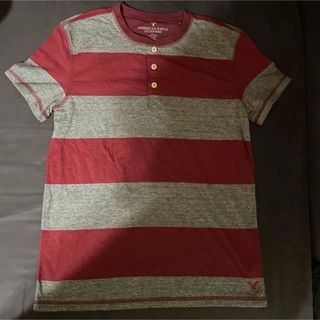 アメリカンイーグル(American Eagle)のAMERICAN EAGLE OUTFITTERS 半袖ボーダーTシャツ(Tシャツ/カットソー(半袖/袖なし))