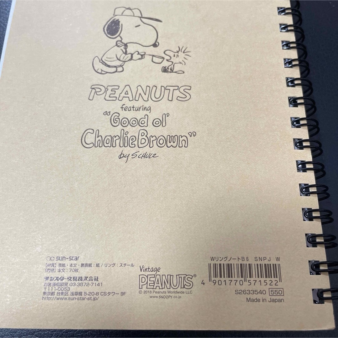 SNOOPY(スヌーピー)の【調理系デザイン】ヴィンテージ　PEANUTS  スヌーピー  文房具3点セット エンタメ/ホビーのおもちゃ/ぬいぐるみ(キャラクターグッズ)の商品写真