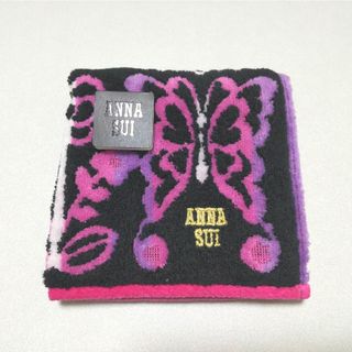 アナスイ(ANNA SUI)の★アナスイ　ANNA SUI　ハンドタオル　タオルハンカチ　バタフライ　蝶(ハンカチ)