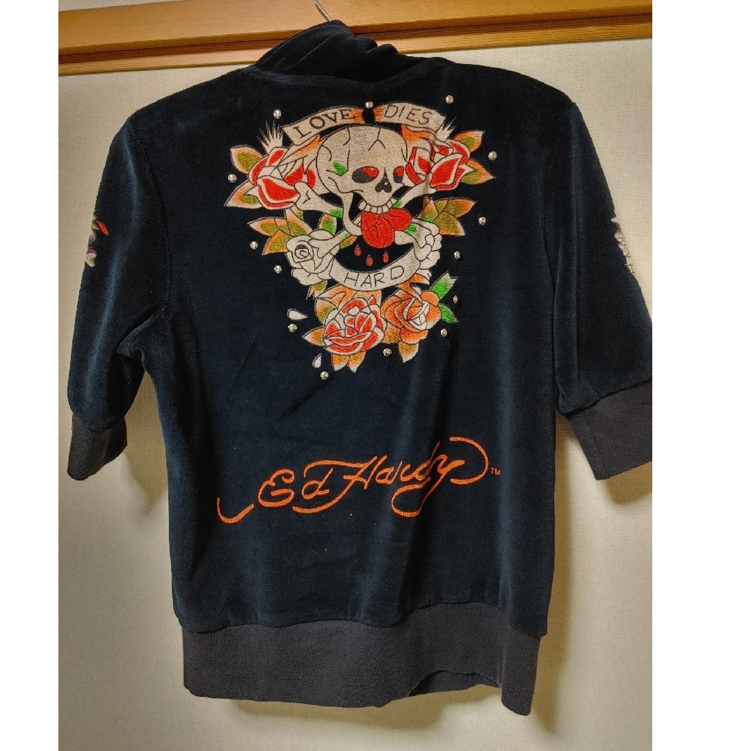 Ed Hardy(エドハーディー)のエドハーディー半袖パーカー レディースのトップス(パーカー)の商品写真