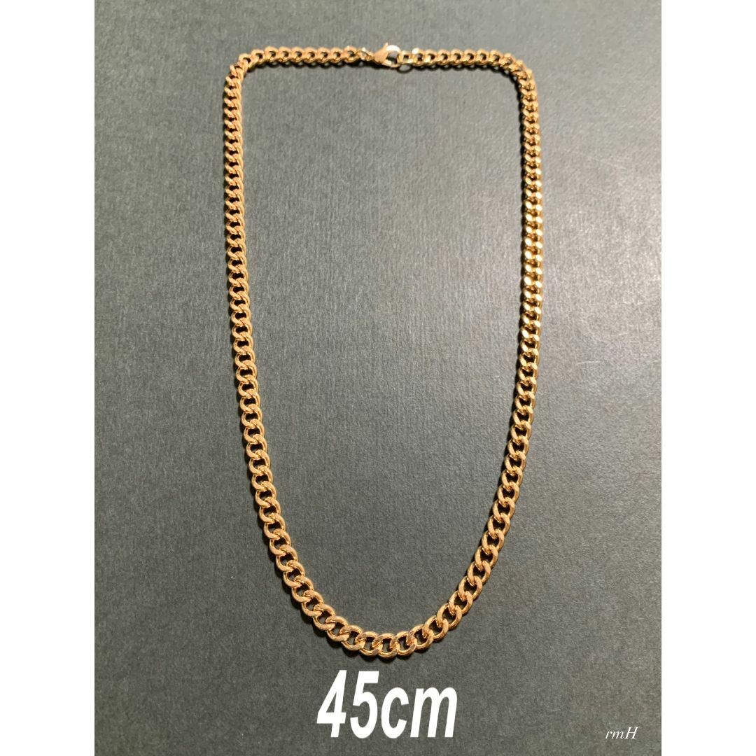 【喜平チェーンネックレス 5mm ゴールド 45cm 1本】 メンズのアクセサリー(ネックレス)の商品写真