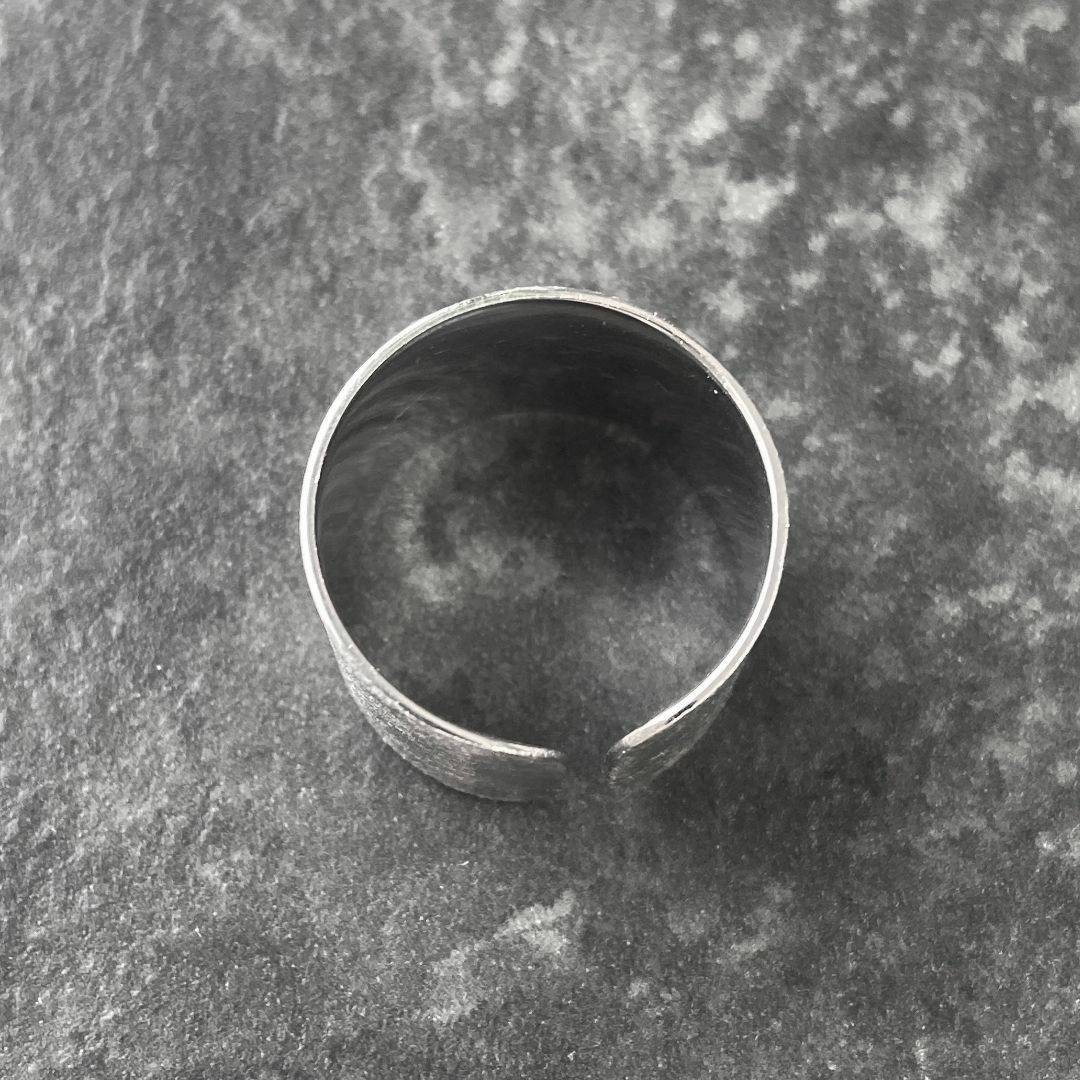 シルバーリング925 マット　14ミリ幅　人気 メンズのアクセサリー(リング(指輪))の商品写真