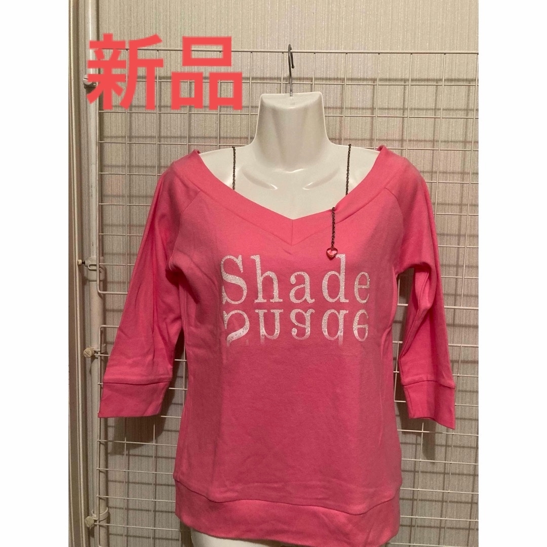 レディース　トップス　ピンク　ギャル　新品　タグ付 レディースのトップス(Tシャツ(長袖/七分))の商品写真