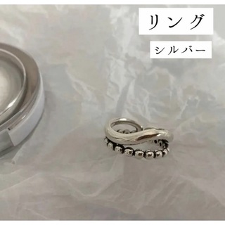 【SALE 1180円→830円】【リング】リング シルバー フリーサイズ(リング(指輪))