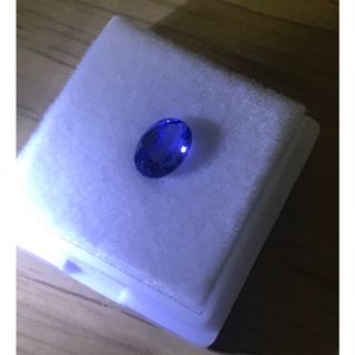 非加熱 ブルーサファイヤ 1.14ct 中央宝石研究所鑑別書付き