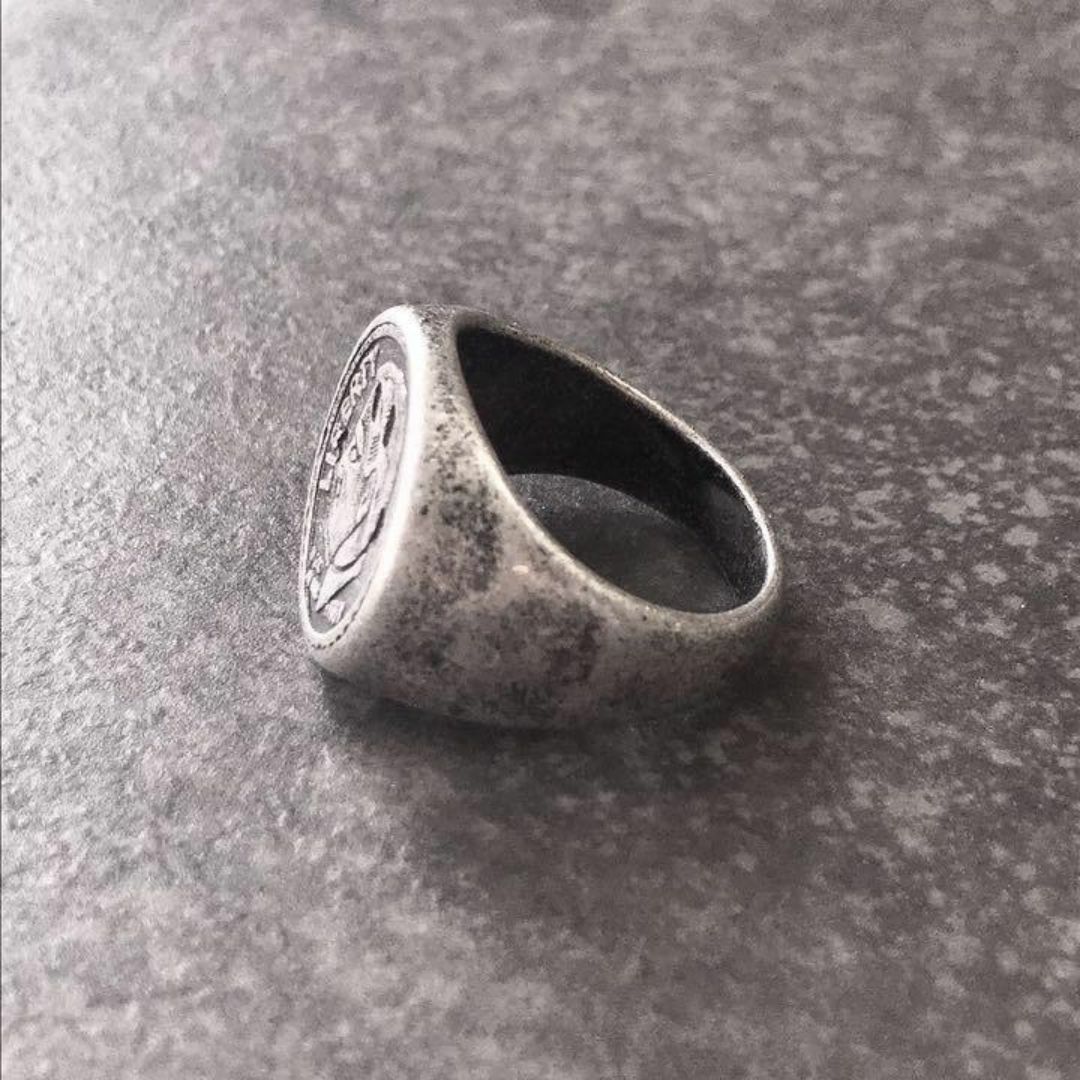 シルバー コインリング メンズのアクセサリー(リング(指輪))の商品写真