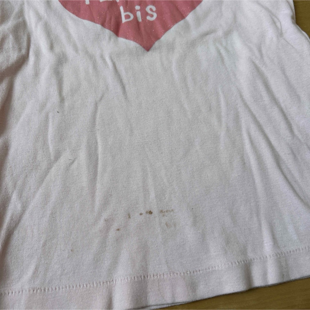 Shirley Temple(シャーリーテンプル)のシャーリーテンプル　120 トップス  ハート　スター キッズ/ベビー/マタニティのキッズ服女の子用(90cm~)(Tシャツ/カットソー)の商品写真