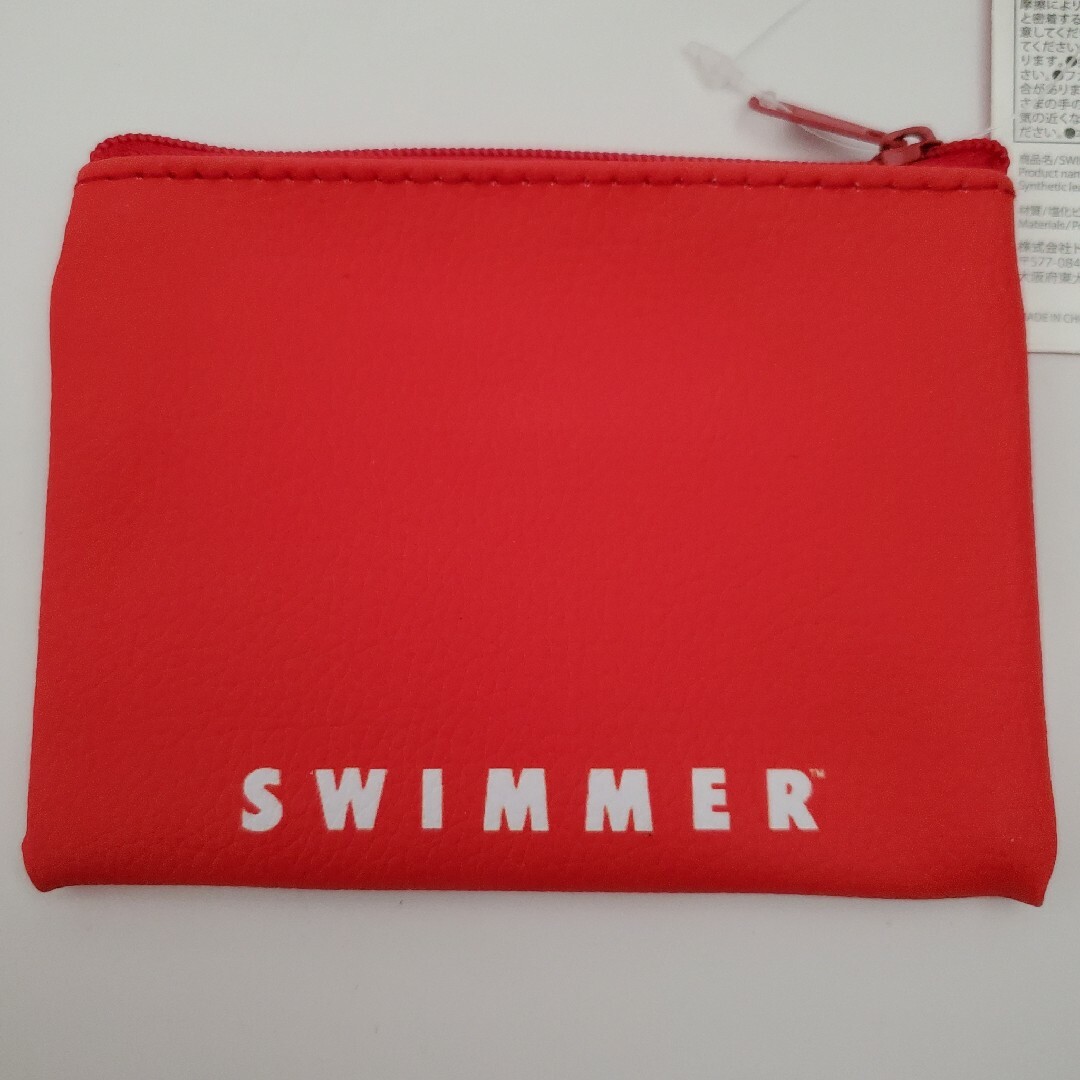 SWIMMER(スイマー)のSWIMMER ミニポーチ (レッド) スイマー　キャンドゥ レディースのファッション小物(ポーチ)の商品写真