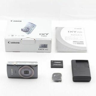 キヤノン(Canon)の元箱付き。★新品級★ CANON キヤノン IXY 150 シルバー(コンパクトデジタルカメラ)