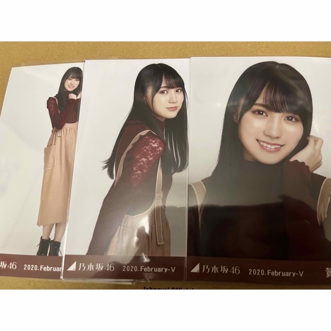 乃木坂46(ノギザカフォーティーシックス)の乃木坂46 生写真　賀喜遥香　タートルネック　コンプ　ヨリ　チュウ　ヒキ エンタメ/ホビーのタレントグッズ(アイドルグッズ)の商品写真