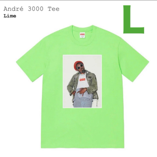 シュプリーム(Supreme)のLサイズ Supreme André 3000 Tee Lime(Tシャツ/カットソー(半袖/袖なし))