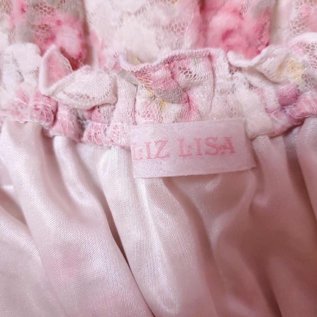 LIZ LISA(リズリサ)の☆ リズリサ LIZLISA フラワーレース オフショルダー ワンピース レディースのワンピース(ミニワンピース)の商品写真