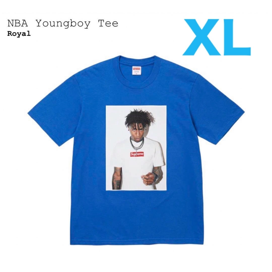 Supreme(シュプリーム)のXLサイズ Supreme NBA Youngboy Tee Blue メンズのトップス(Tシャツ/カットソー(半袖/袖なし))の商品写真