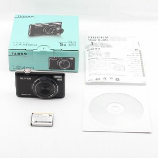 フジフイルム(富士フイルム)の★美品★ フジフイルム FinePix JX420 ブラック(コンパクトデジタルカメラ)