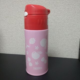 THERMOS　子供用水筒　400ml　赤　ピンク