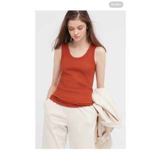 ユニクロ(UNIQLO)のリブタンクトップ(タンクトップ)