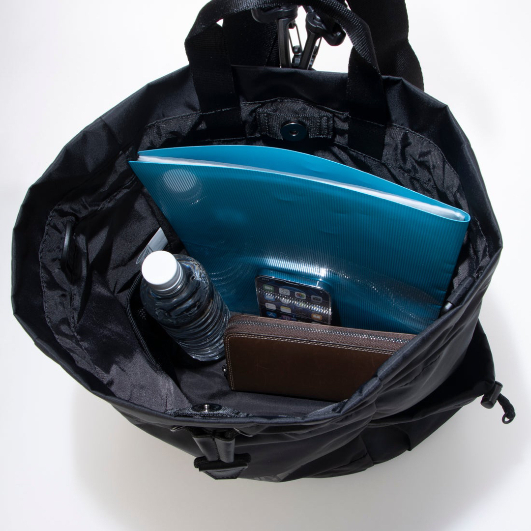 THE NORTH FACE(ザノースフェイス)の新品 ザノースフェイス ホワイトレーベル 2waysバッグ ブラック 男女兼用 レディースのバッグ(リュック/バックパック)の商品写真