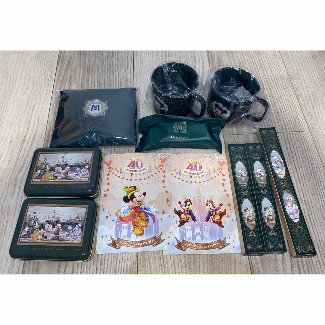 Disney(ディズニー)のディズニー　ホテル　ミラコスタ　アメニティ　ポストカード　セット エンタメ/ホビーのおもちゃ/ぬいぐるみ(キャラクターグッズ)の商品写真