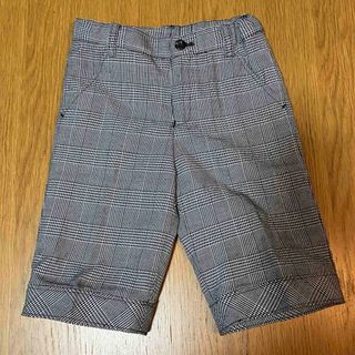 ポロラルフローレン(POLO RALPH LAUREN)のコムサ イズム　ショートパンツ   110cm 黒　グレンチェック(パンツ/スパッツ)