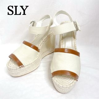 SLY - SLY スライ JUTE WEDGE サンダル ウェッジソール　厚底 24.5