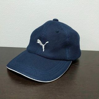 PUMA - プーマ メッシュ メンズ レディース キッズ ネイビー M 55～57 PUMA