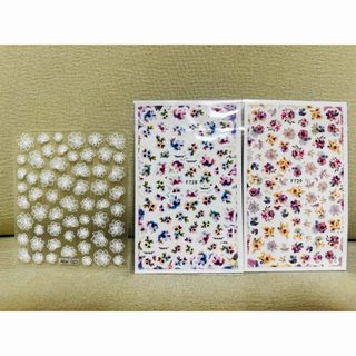 ネイルシール 花柄 ネイルパーツ ネイルアート ハンドメイド