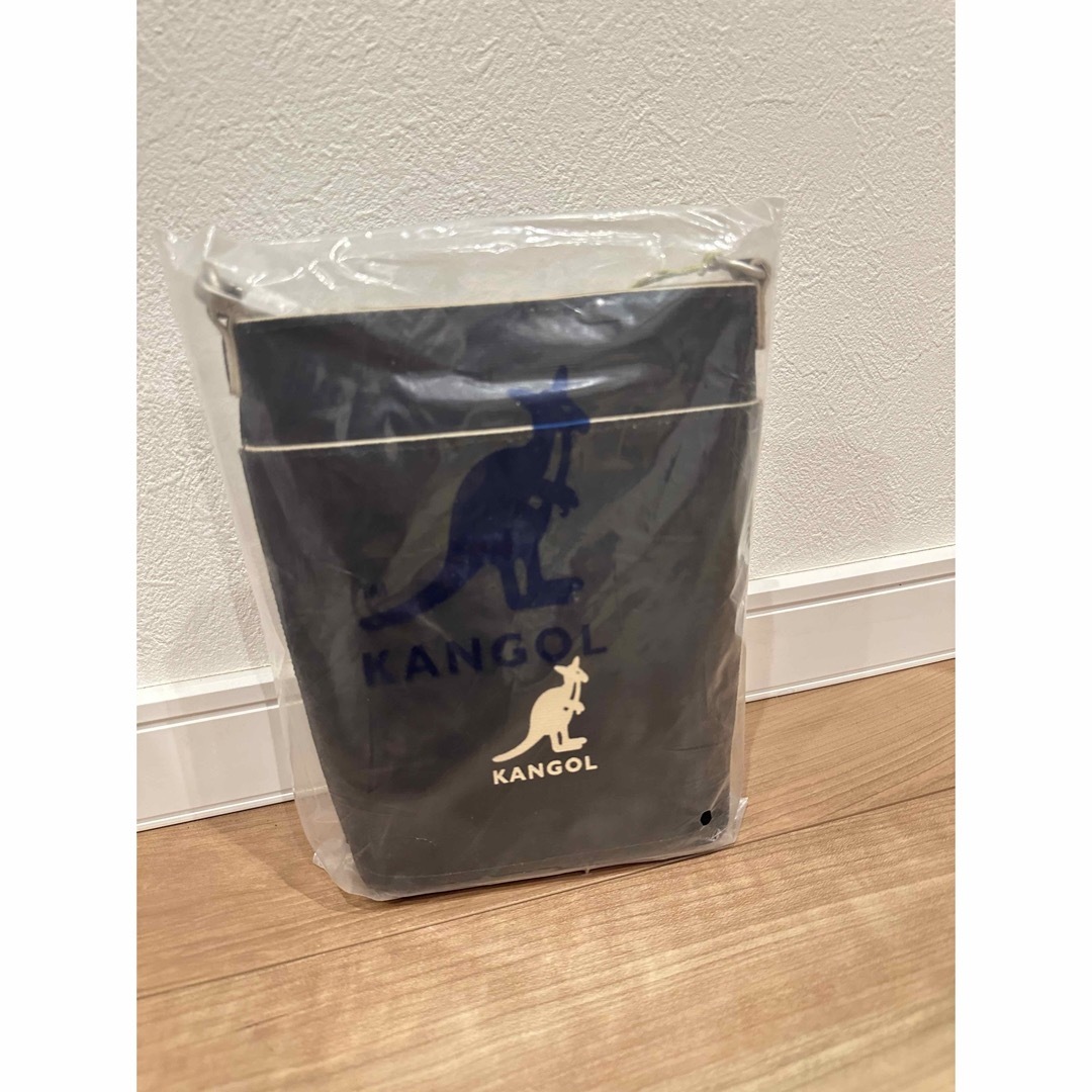 KANGOL(カンゴール)の新品 カンゴール KANGOL ショルダーバッグ レーディス 韓国 ブラック レディースのバッグ(ショルダーバッグ)の商品写真