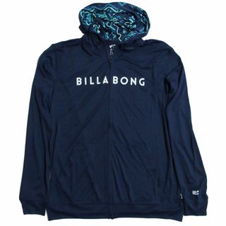 billabong - ビラボン ジップ フーディ Mサイズ ネイビー 長袖 ラッシュガード 水着