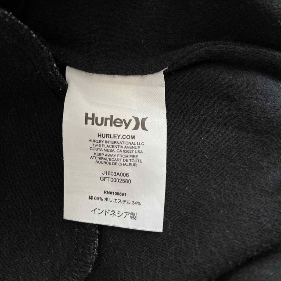 Hurley(ハーレー)のHurley ハーレー  グレー パーカー トレーナー S レディース レディースのトップス(パーカー)の商品写真