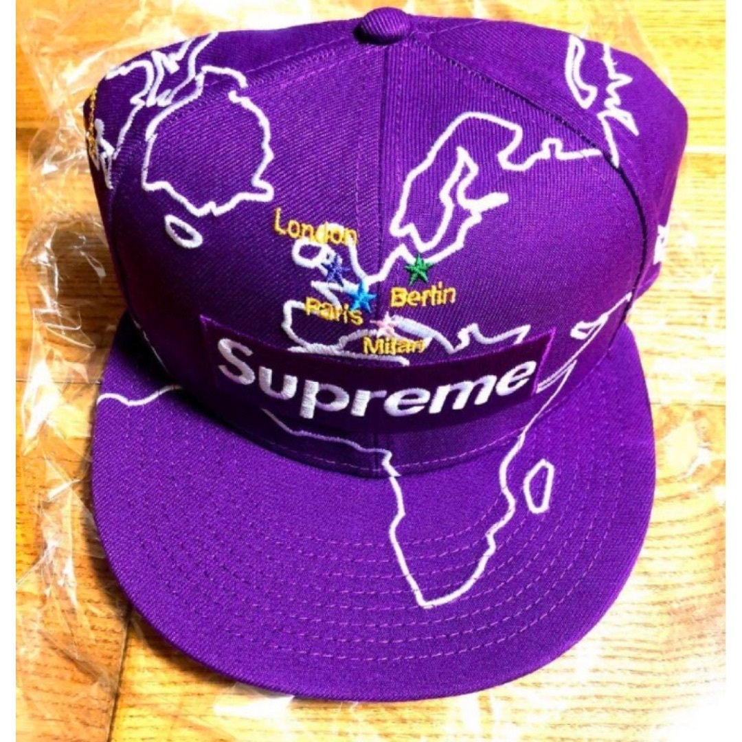 キャップ Supreme - SUPREME worldwide new era cap box logo