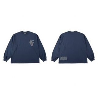 ウィンダンシー(WIND AND SEA)のWIND AND SEA L/S Tee navy 11th-cs-16 M(Tシャツ/カットソー(七分/長袖))